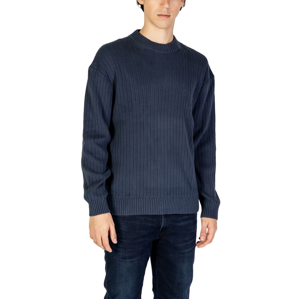 Blue Cotton Sweatshirt