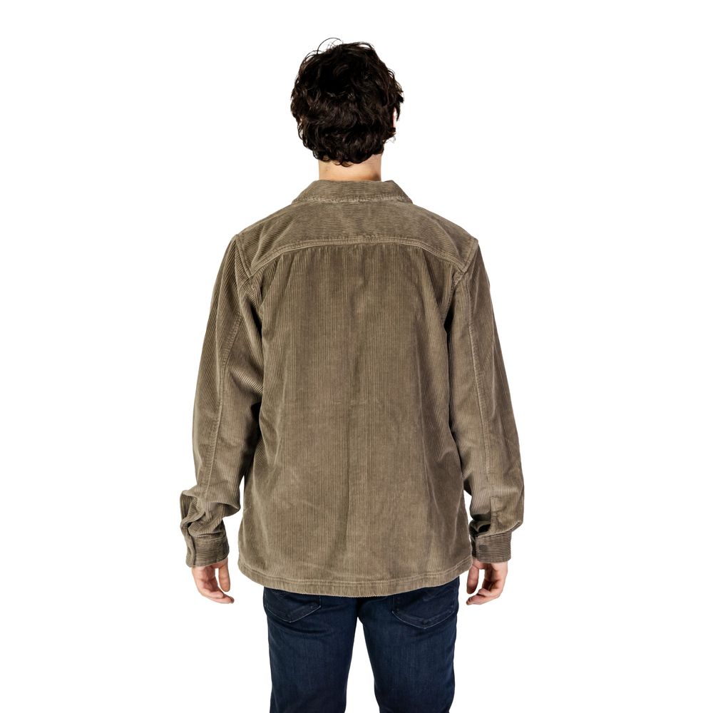 Beige Denim Shirt