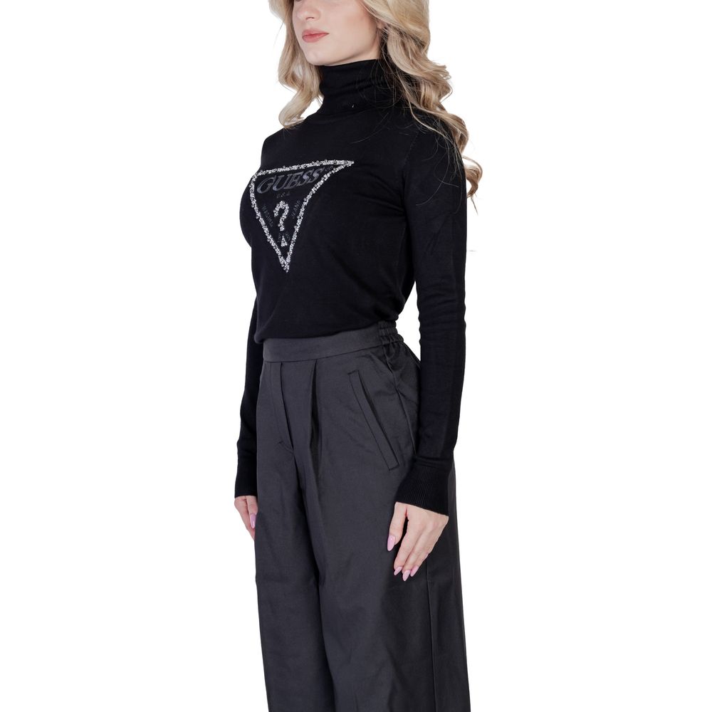 Black Viscose Turtleneck