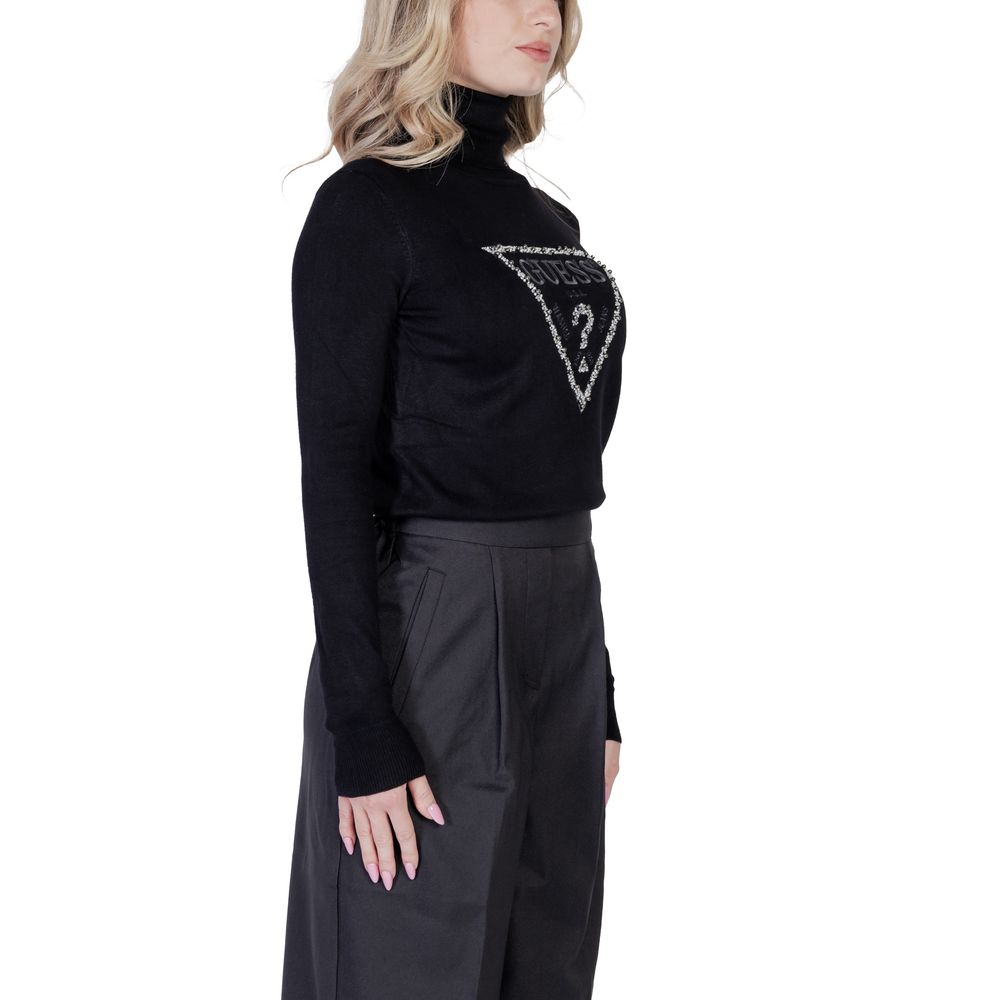 Black Viscose Turtleneck