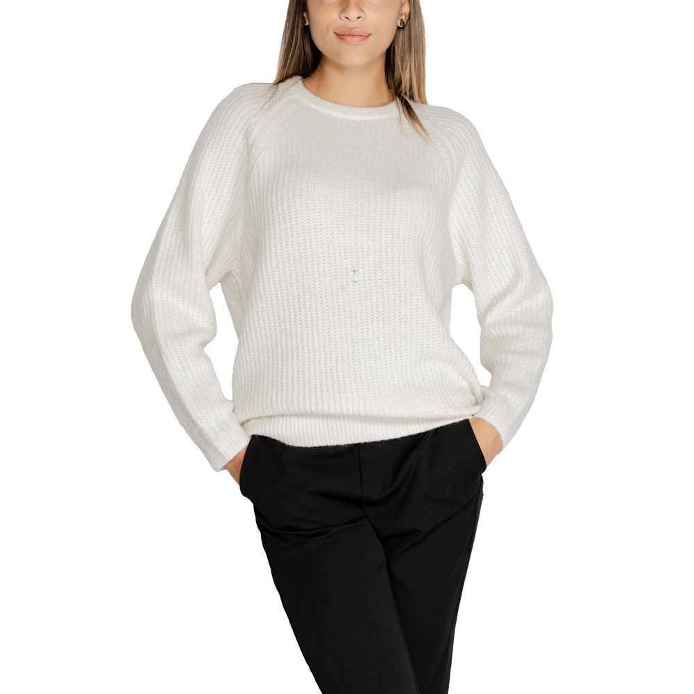 White Polyester Sweatshirt