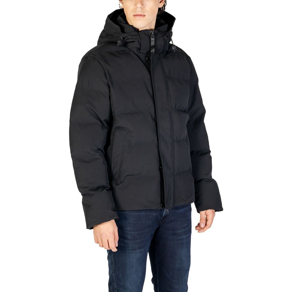 Black Polyamide Jackets & Coat