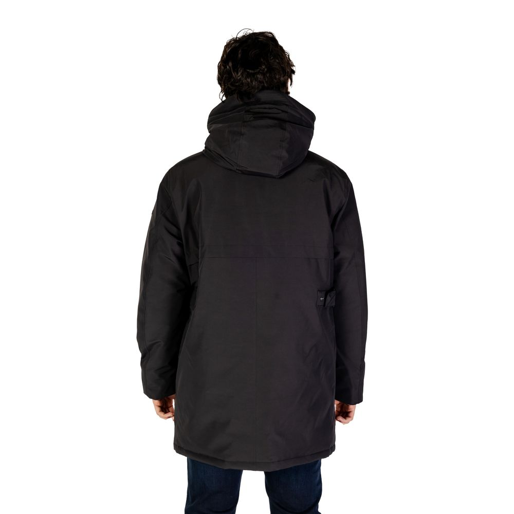 Black Polyamide Parka