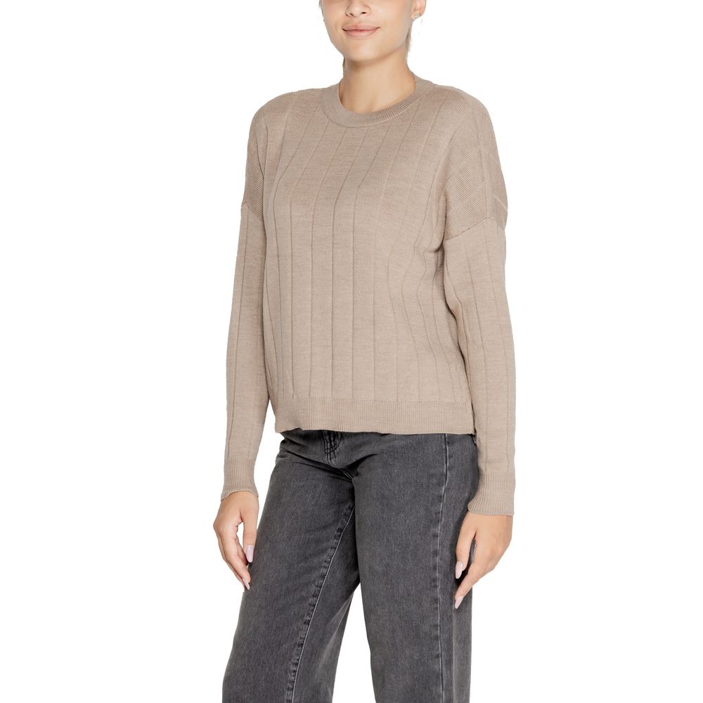 Beige Marabou Sweater