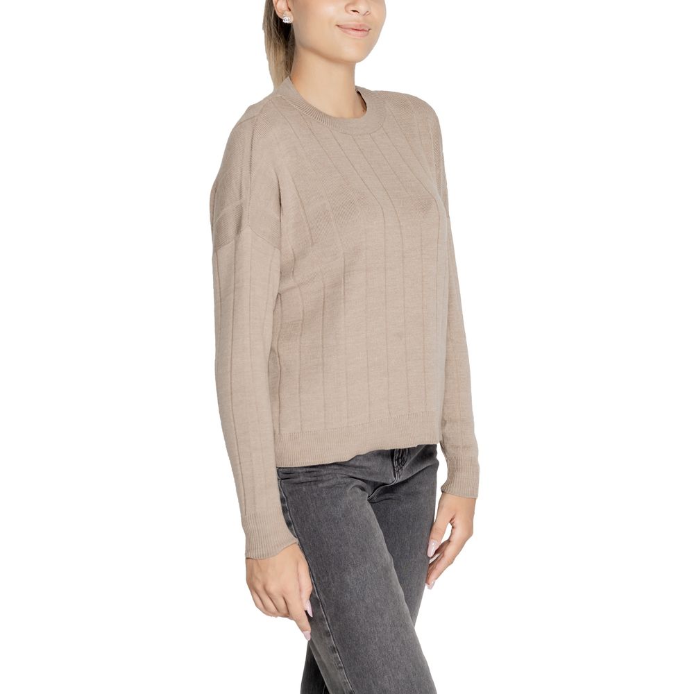 Beige Marabou Sweater