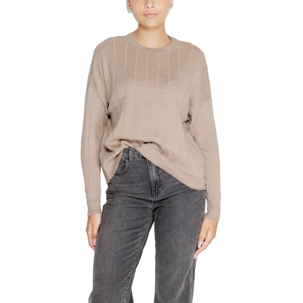 Beige Marabou Sweater