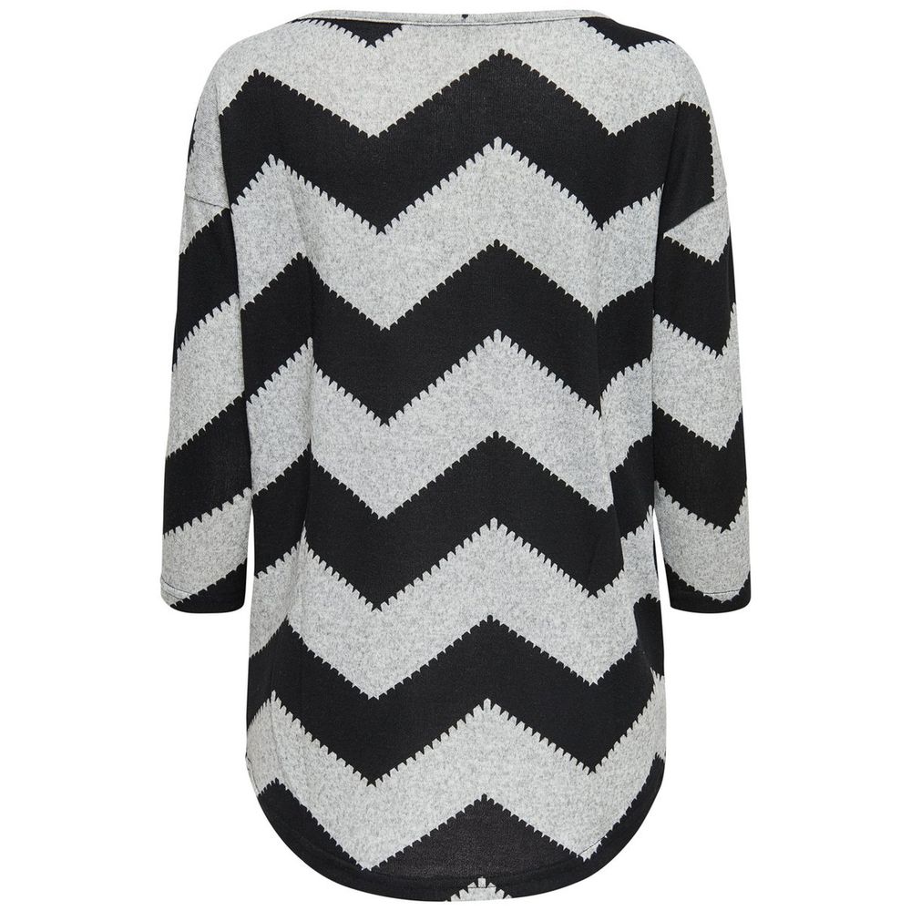 Gray Polyester Pattern Shirt