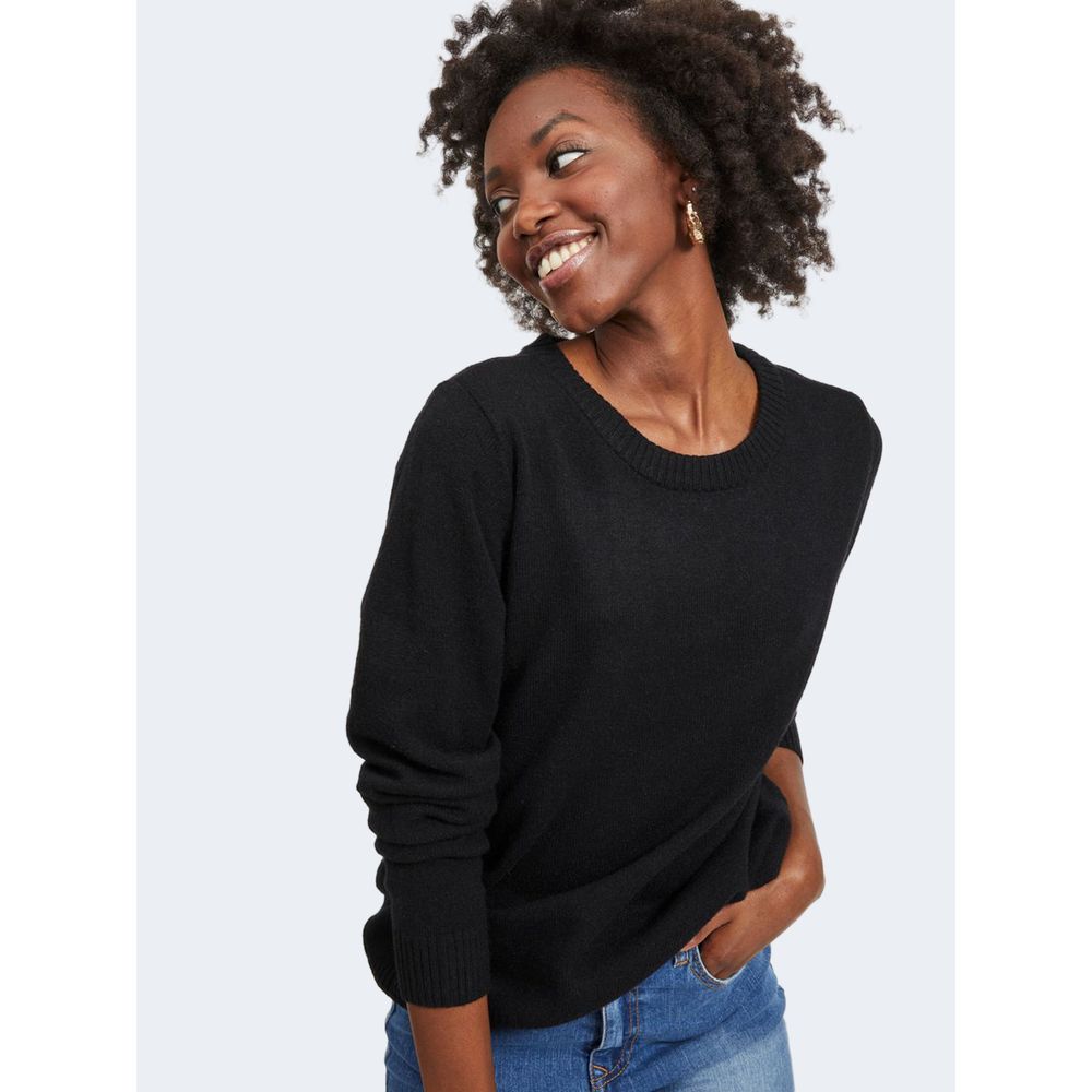 Black Viscose Sweatshirt