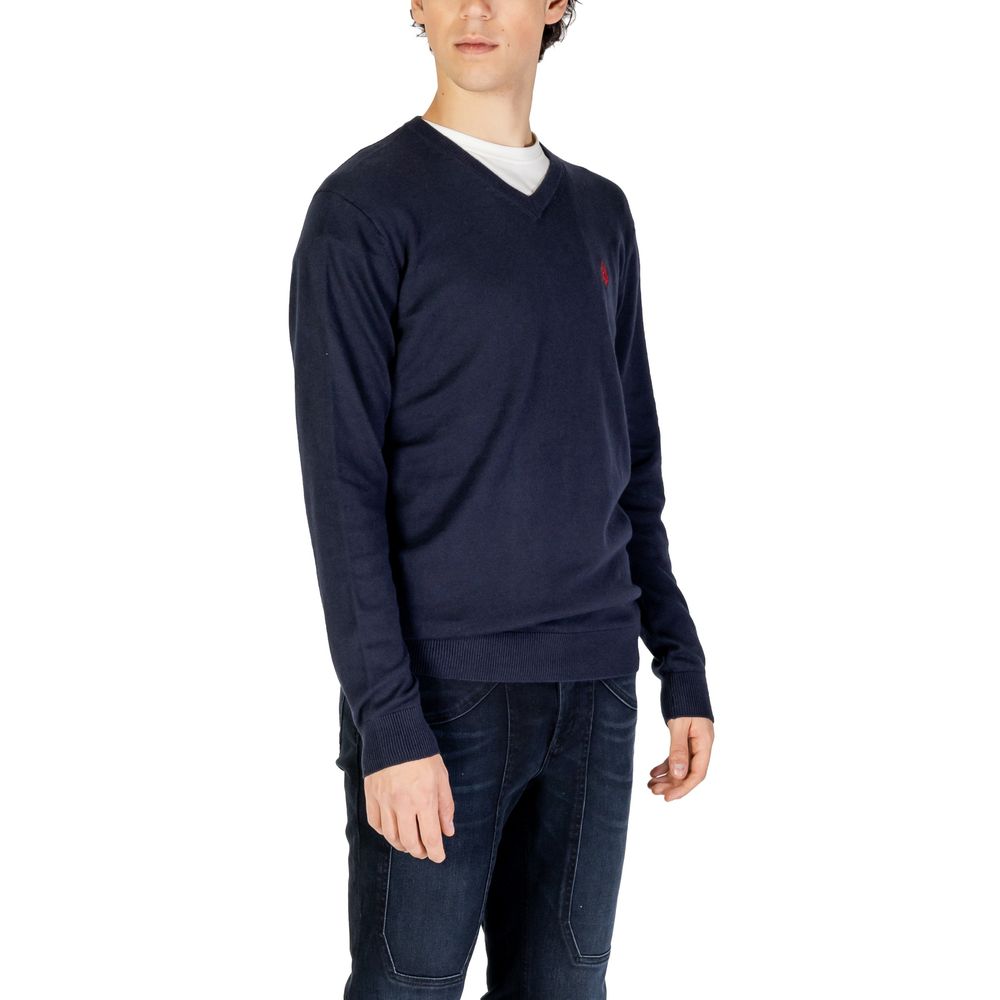 Blue Cotton Cashmere Sweater