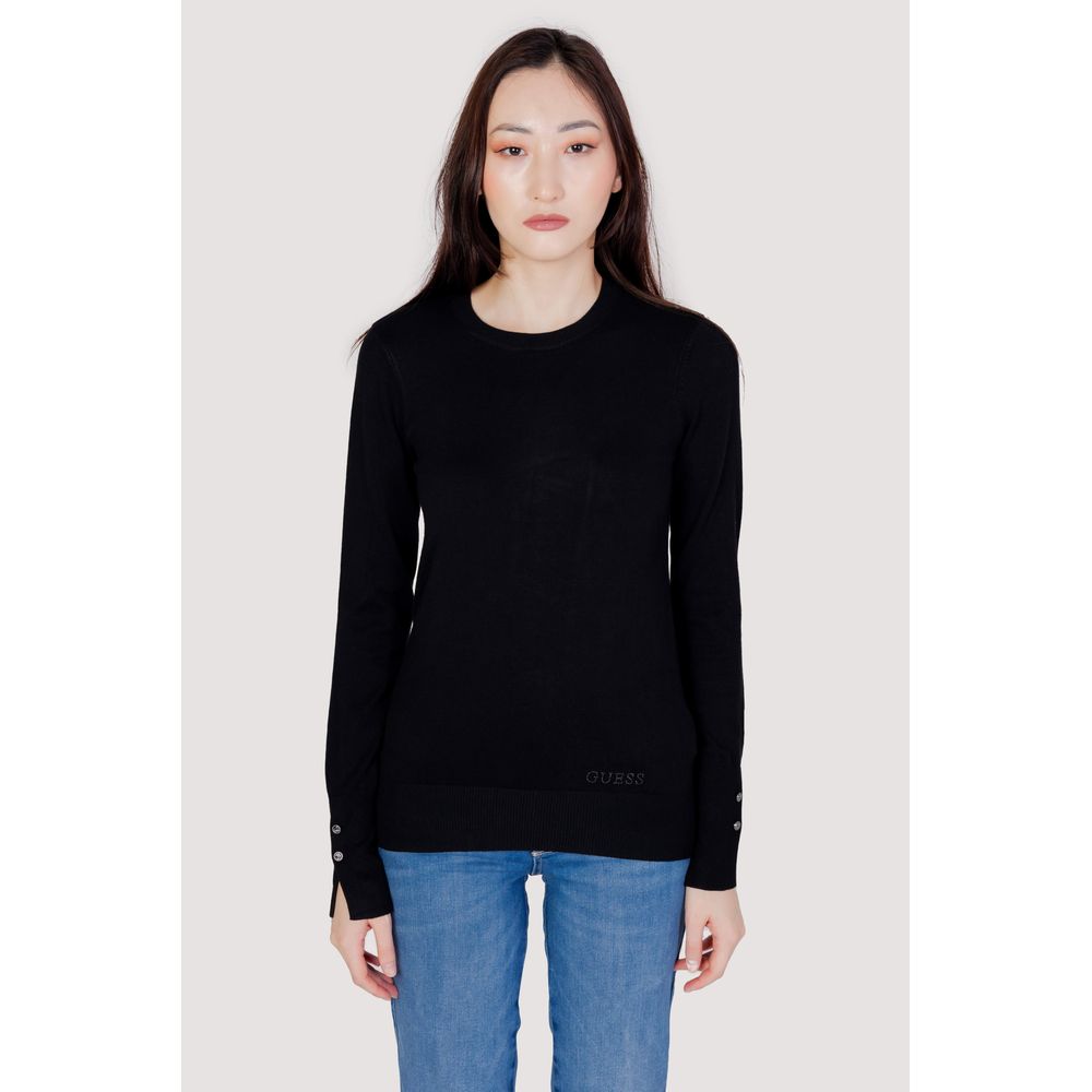Black Cotton Sweatshirt