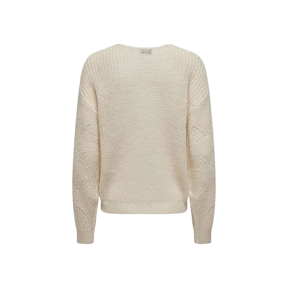 Cream Marabou Sweatshirt