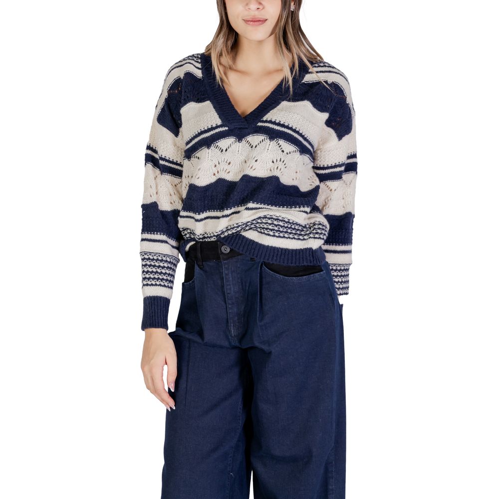 Blue Recycled Polyester Sweatshirt