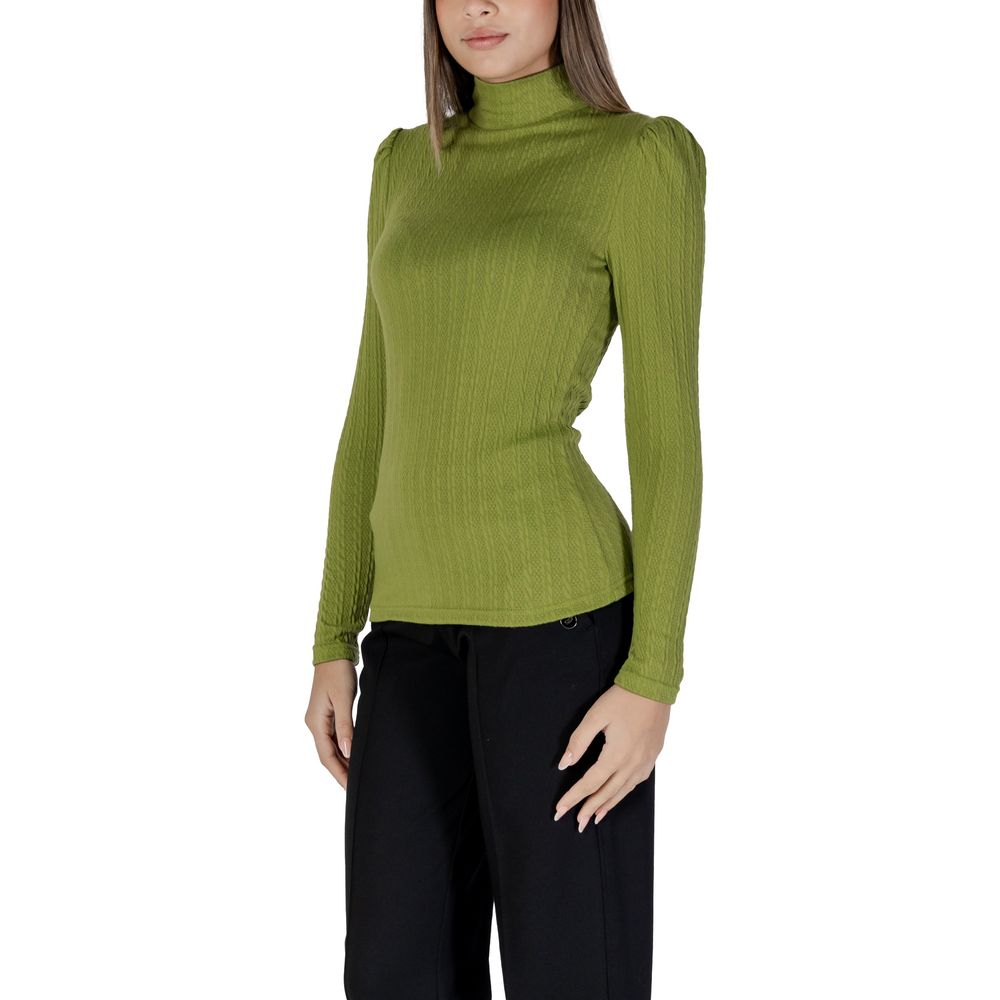 Green Polyester Long Sleeve
