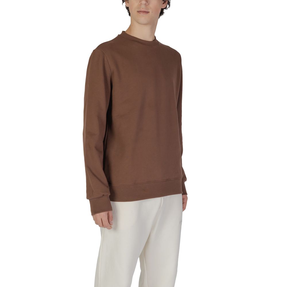 Brown Cotton Sweatshirt