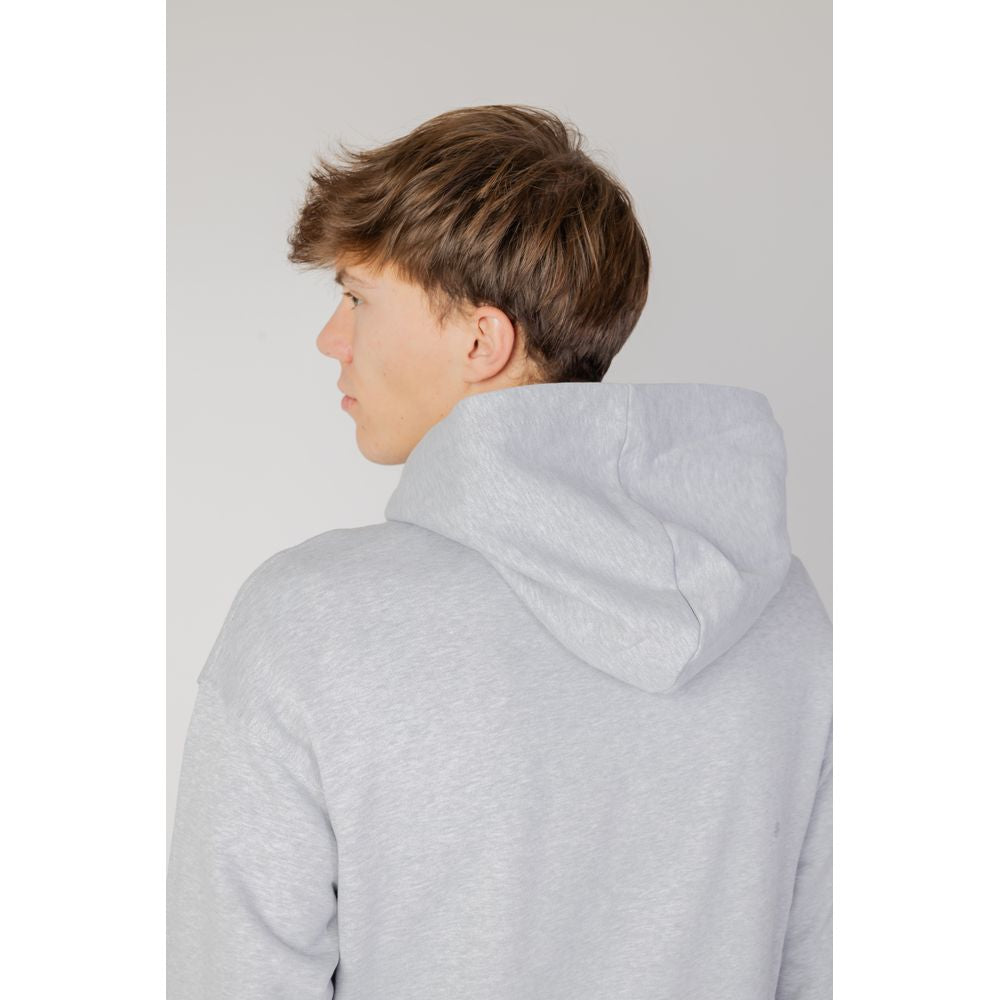 Gray Cotton Hoodie
