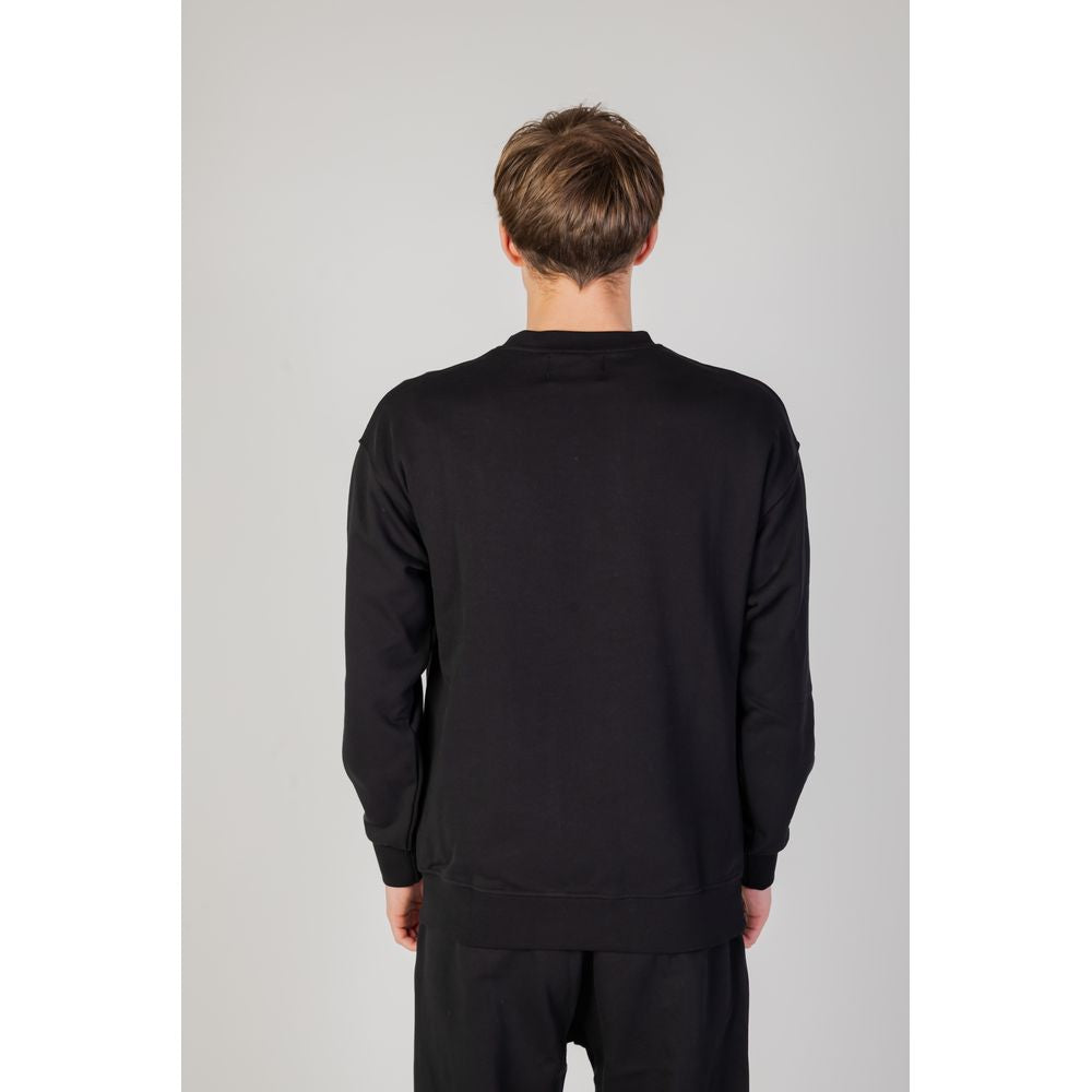 Black Cotton Sweatshirt