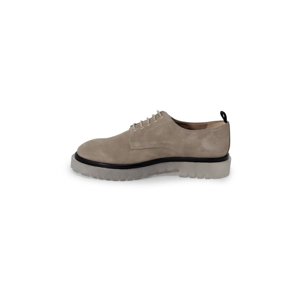 Beige Polyethylene Oxfords And Derby