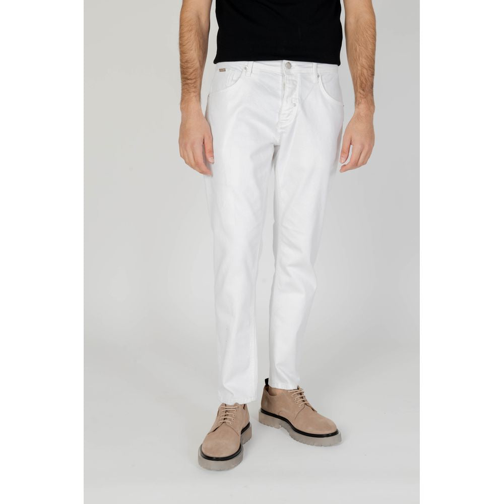 White Cotton Skinny Jeans