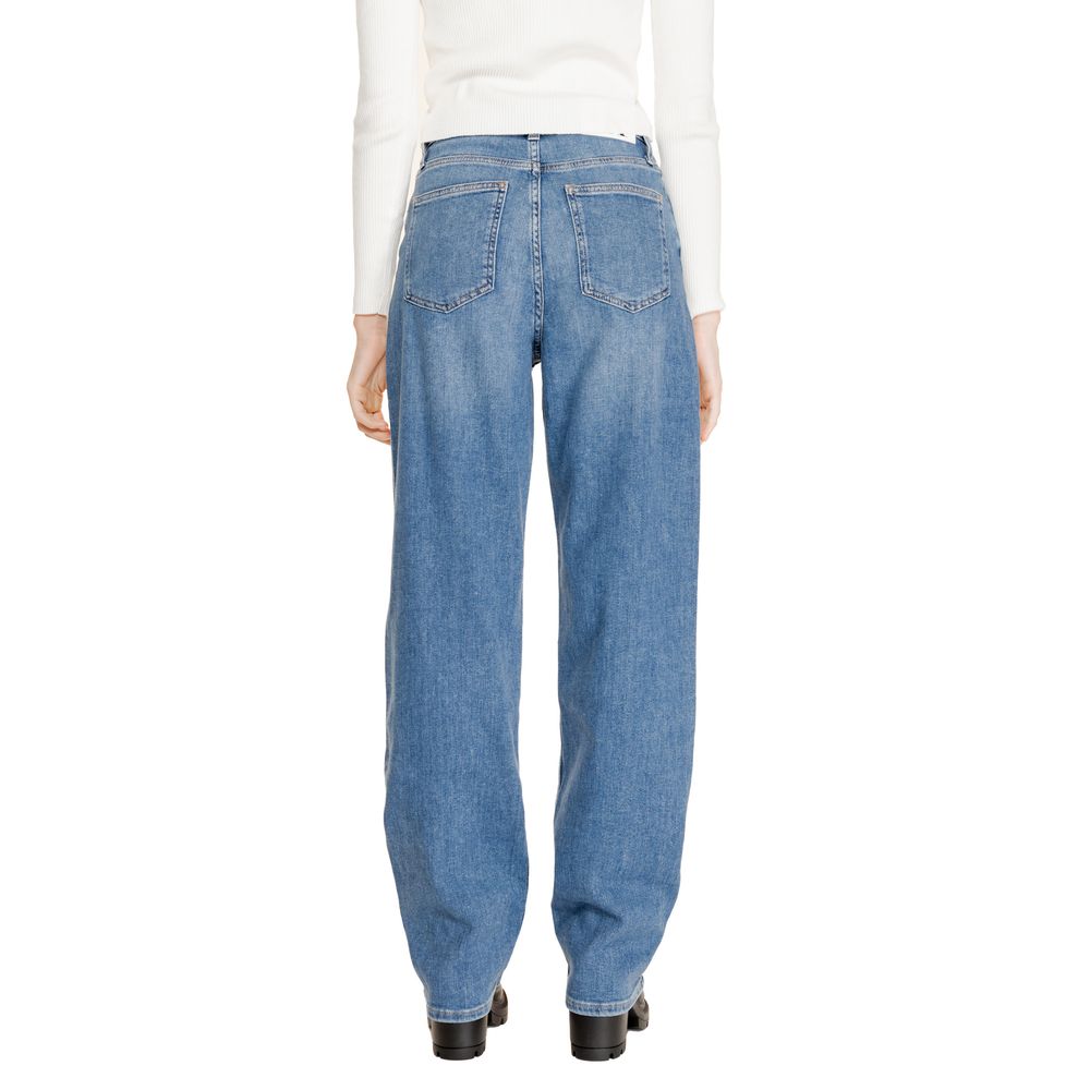 Blue Cotton Relaxed Fit Jeans