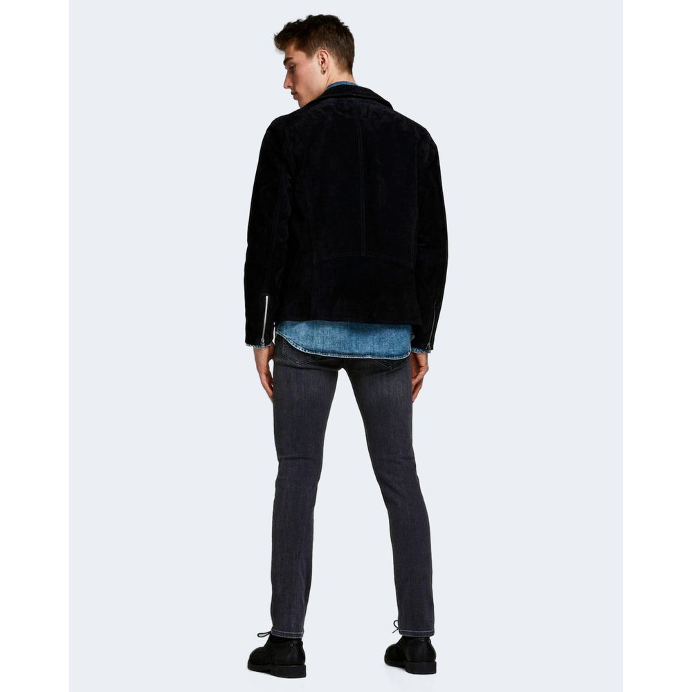 Black Organic Cotton Skinny Jeans