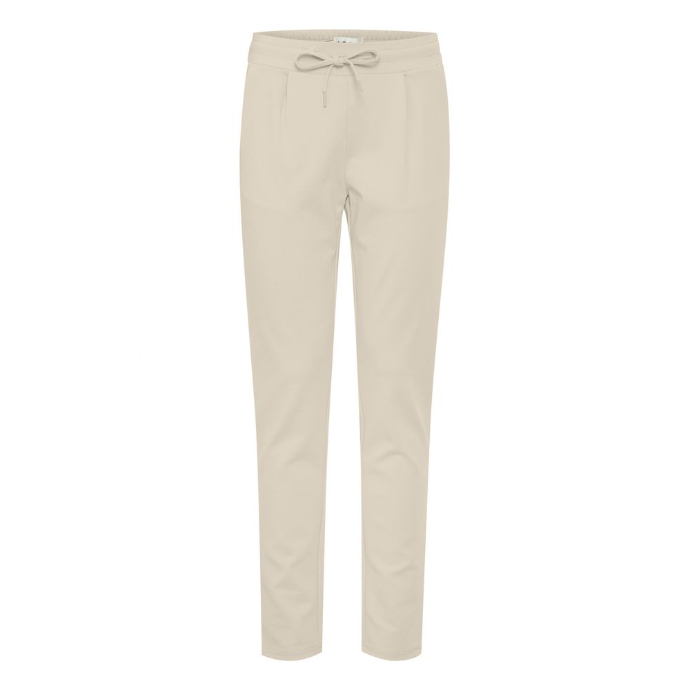 Beige Polyester Pant