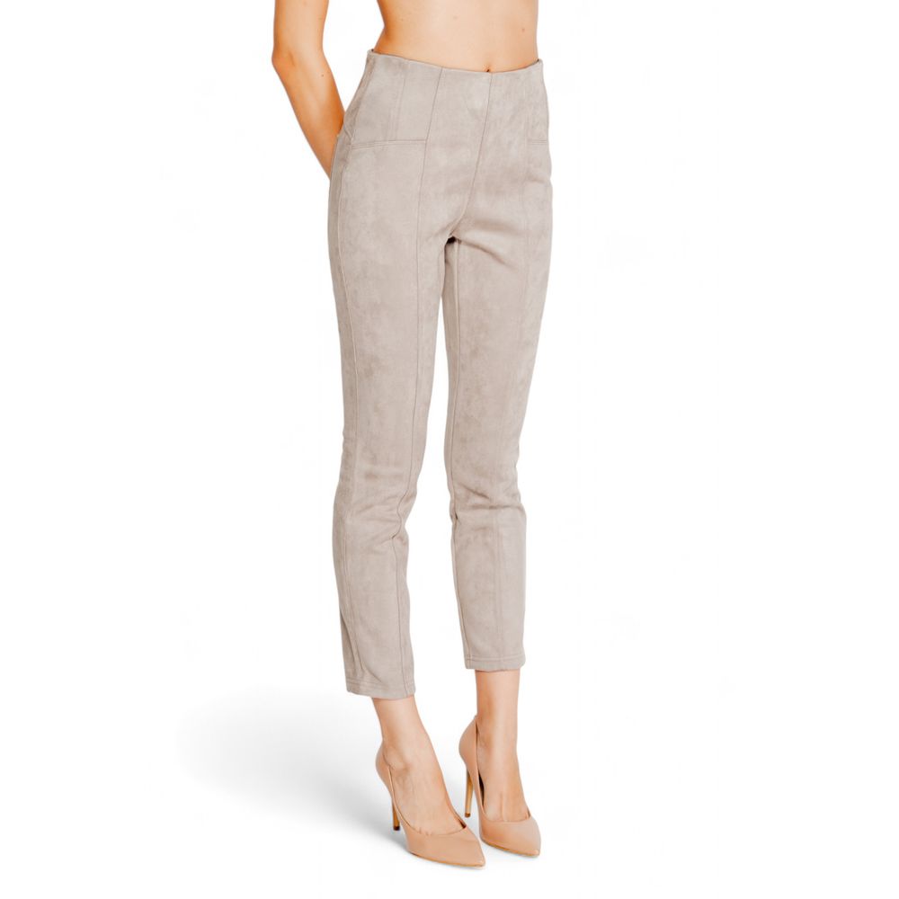 Gray Polyester Leggings