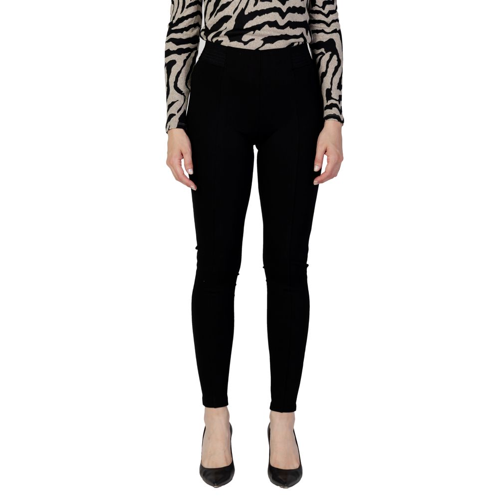 Black Viscose Leggings