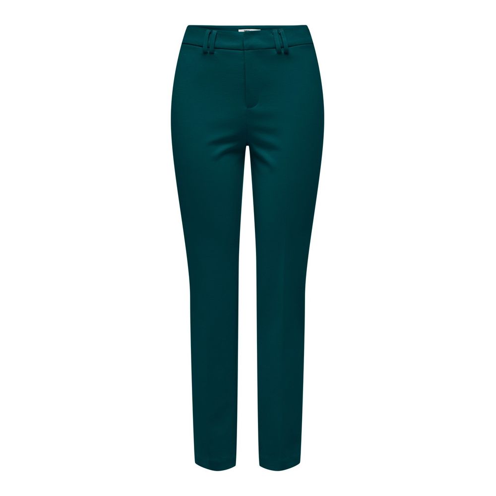 Bicolor Polyester Casual Pants