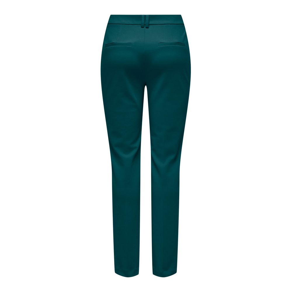 Bicolor Polyester Casual Pants