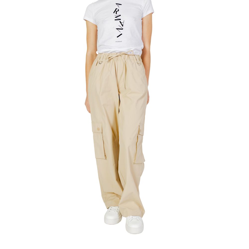 Beige Cotton Pant