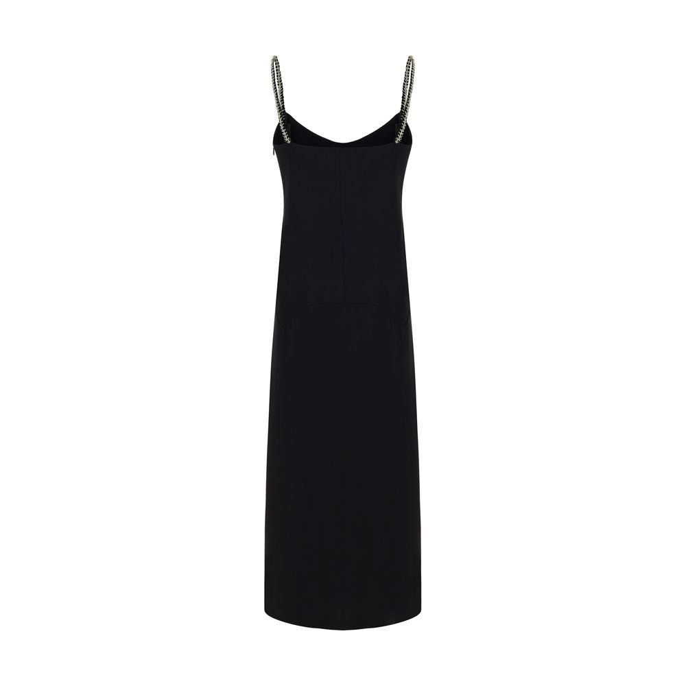 Black Polyester Casual Dress