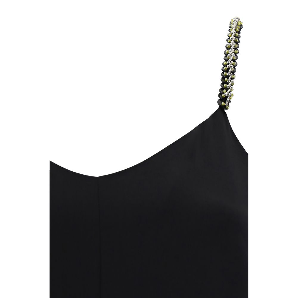 Black Polyester Casual Dress