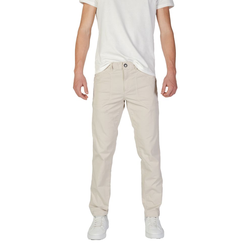 Beige Cotton Pant