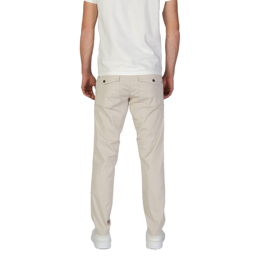 Beige Cotton Pant