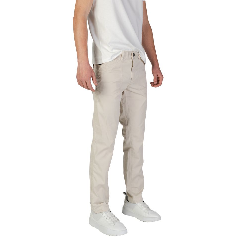 Beige Cotton Pant
