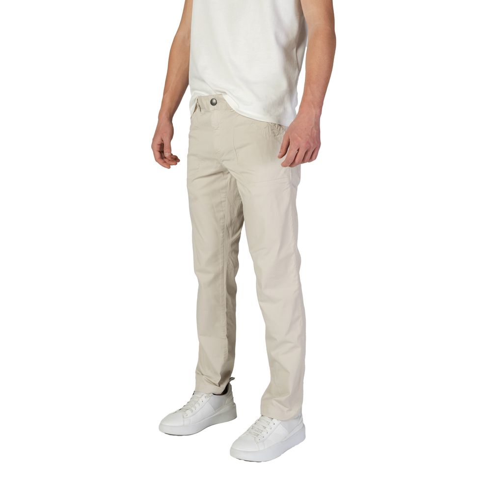 Beige Cotton Pant