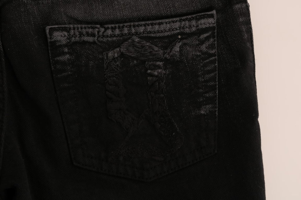 Gray Wash Cotton Stretch Regular Fit Jeans