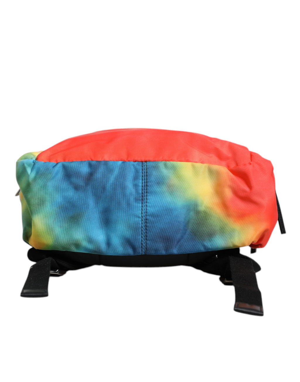 Multicolor Tie Dye Nylon Logo Print Kids Backpack Bag