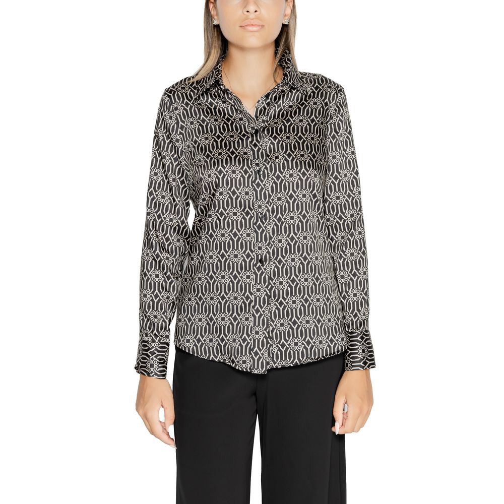 Black Polyester Blouse
