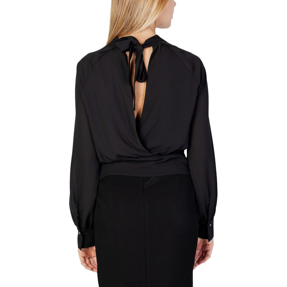 Black Polyester Blouse