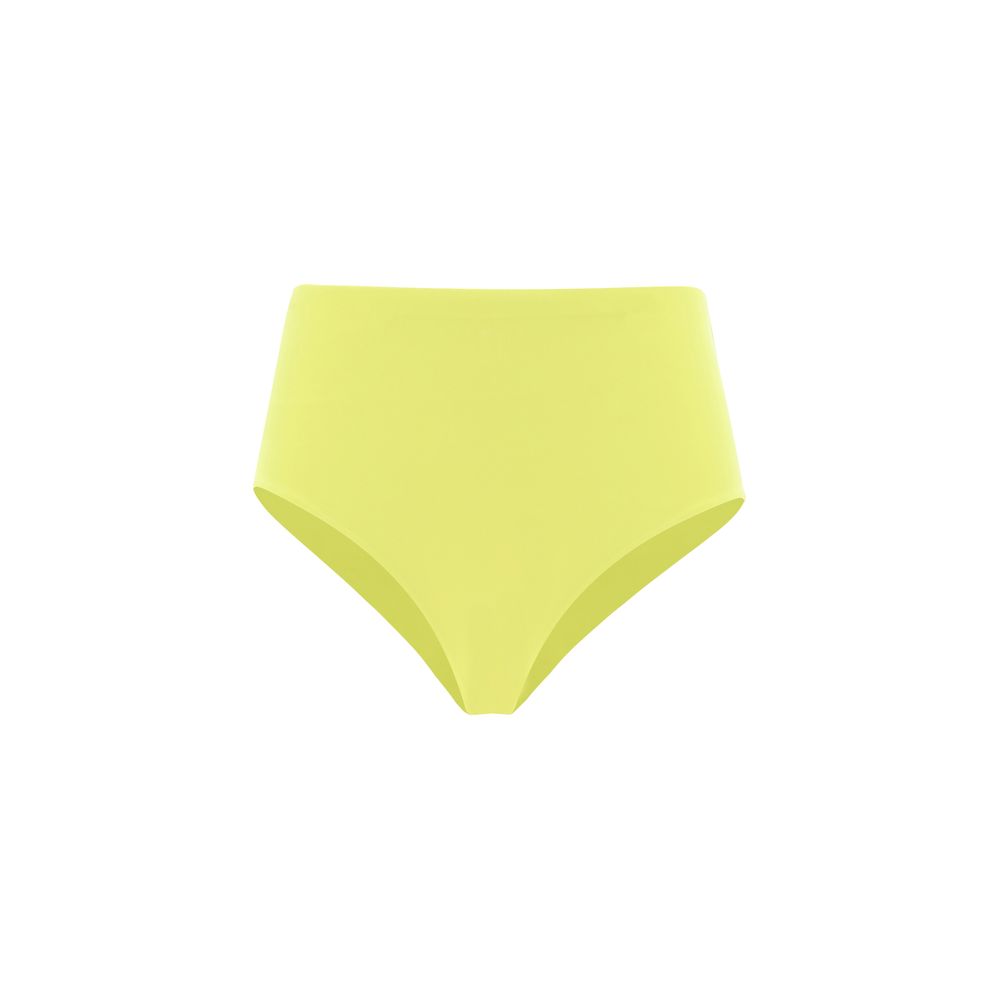 Yellow Polyamide Swim Briefs