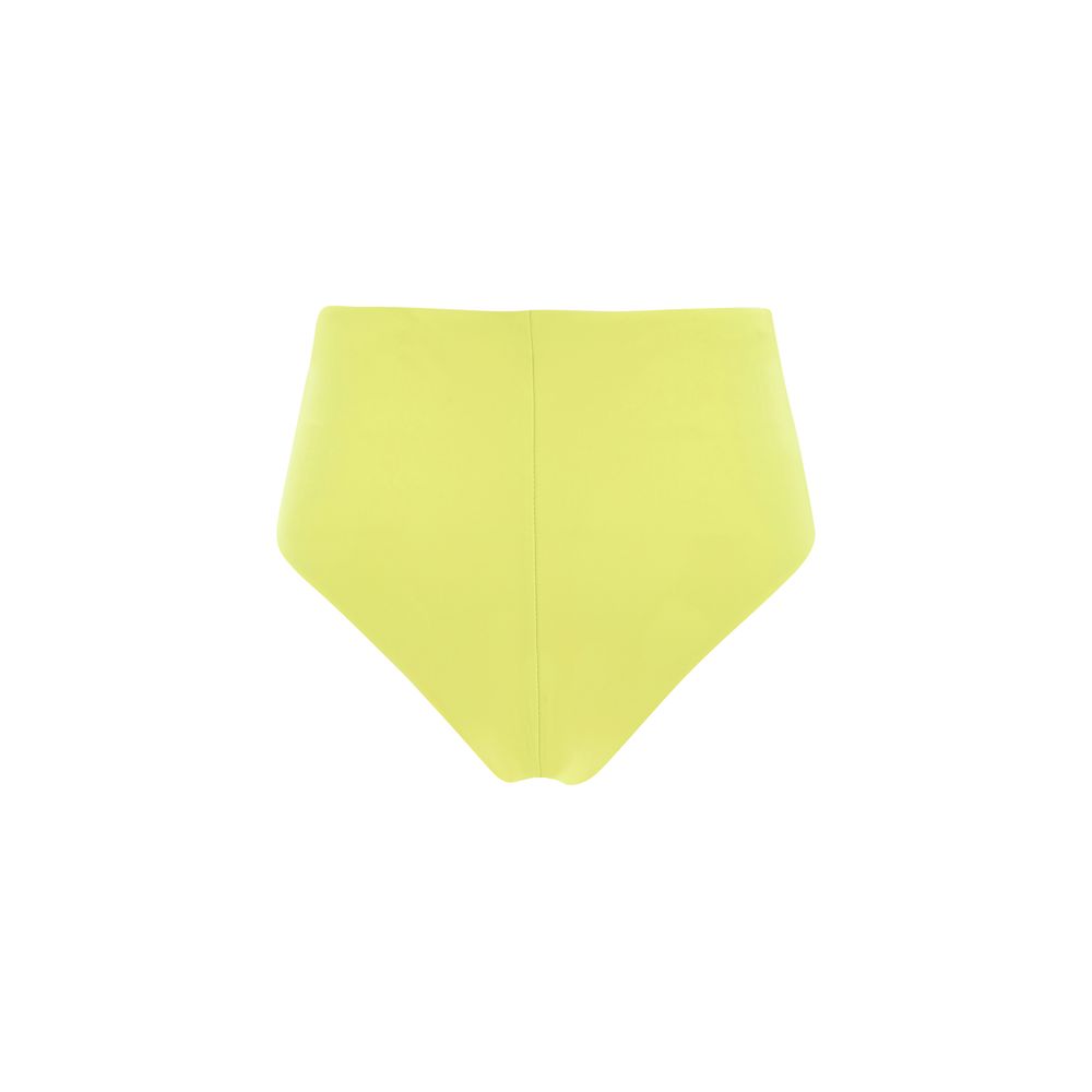 Yellow Polyamide Swim Briefs