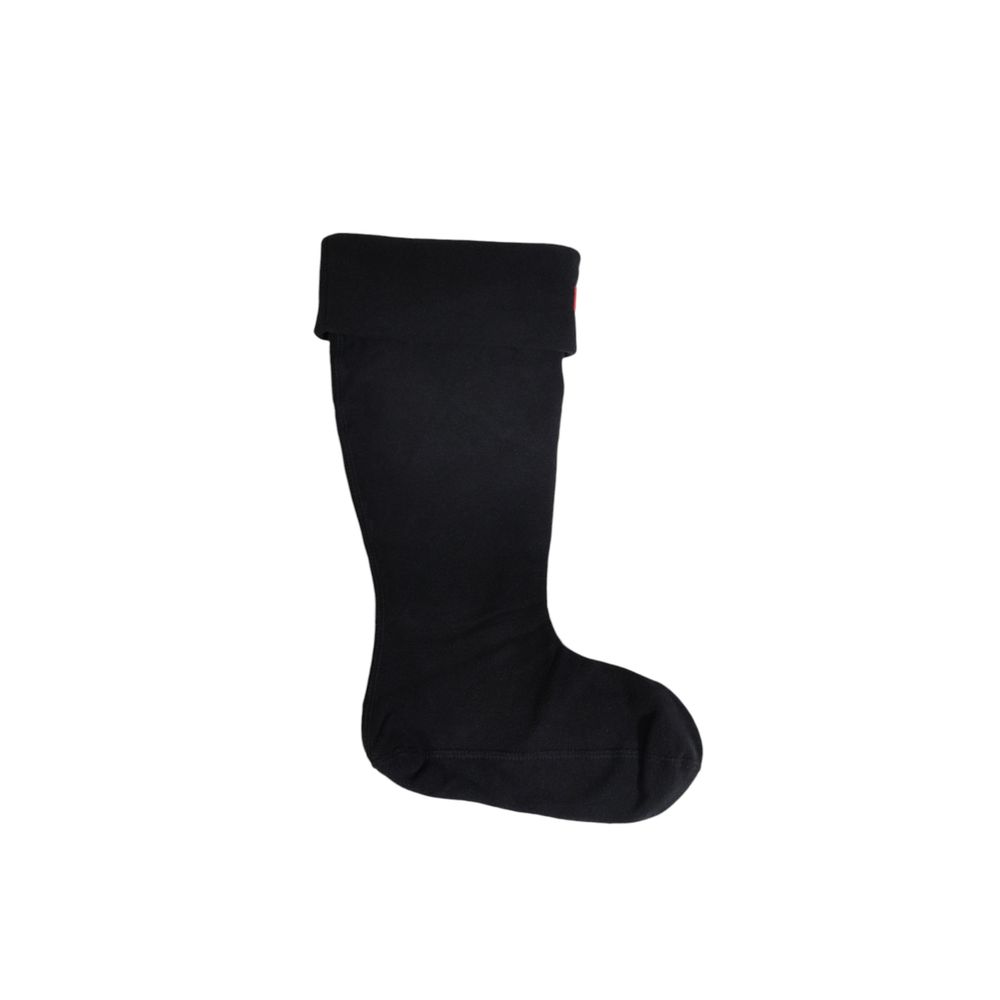 Black Recycled Polyester Socks