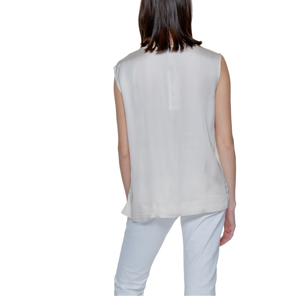 Cream Viscose Blouse