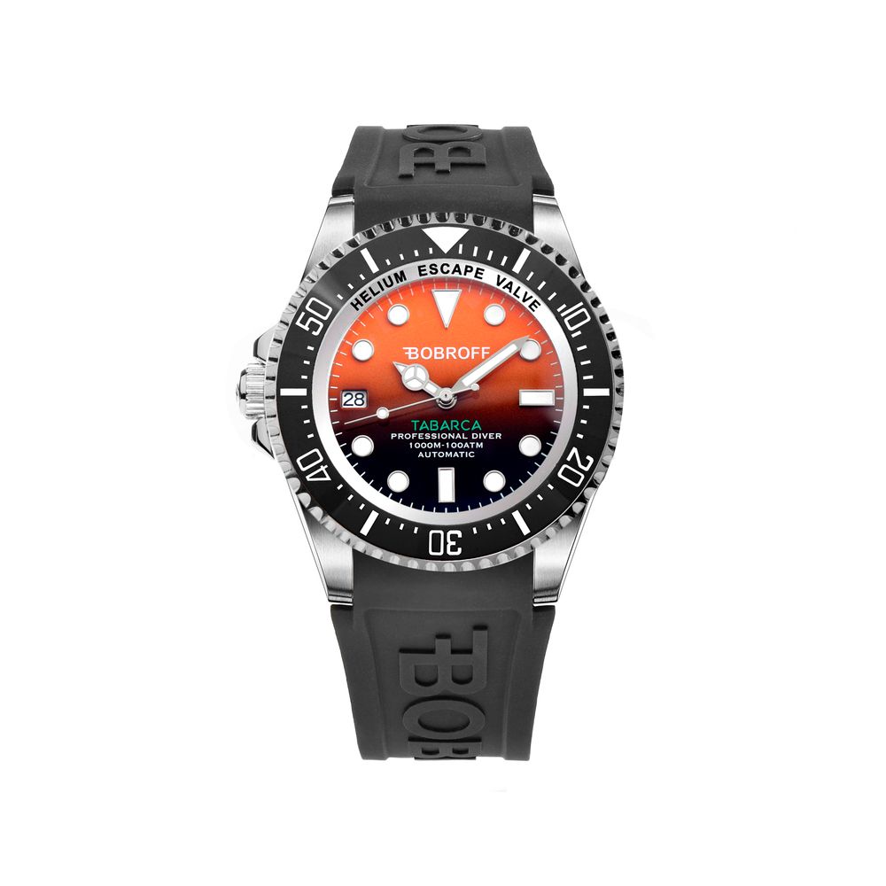 Black Rubber Sport Watch