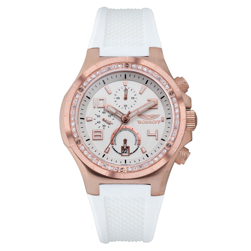 White Rubber Bracelet Watch