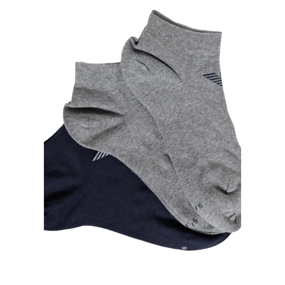 Blue Cotton Socks
