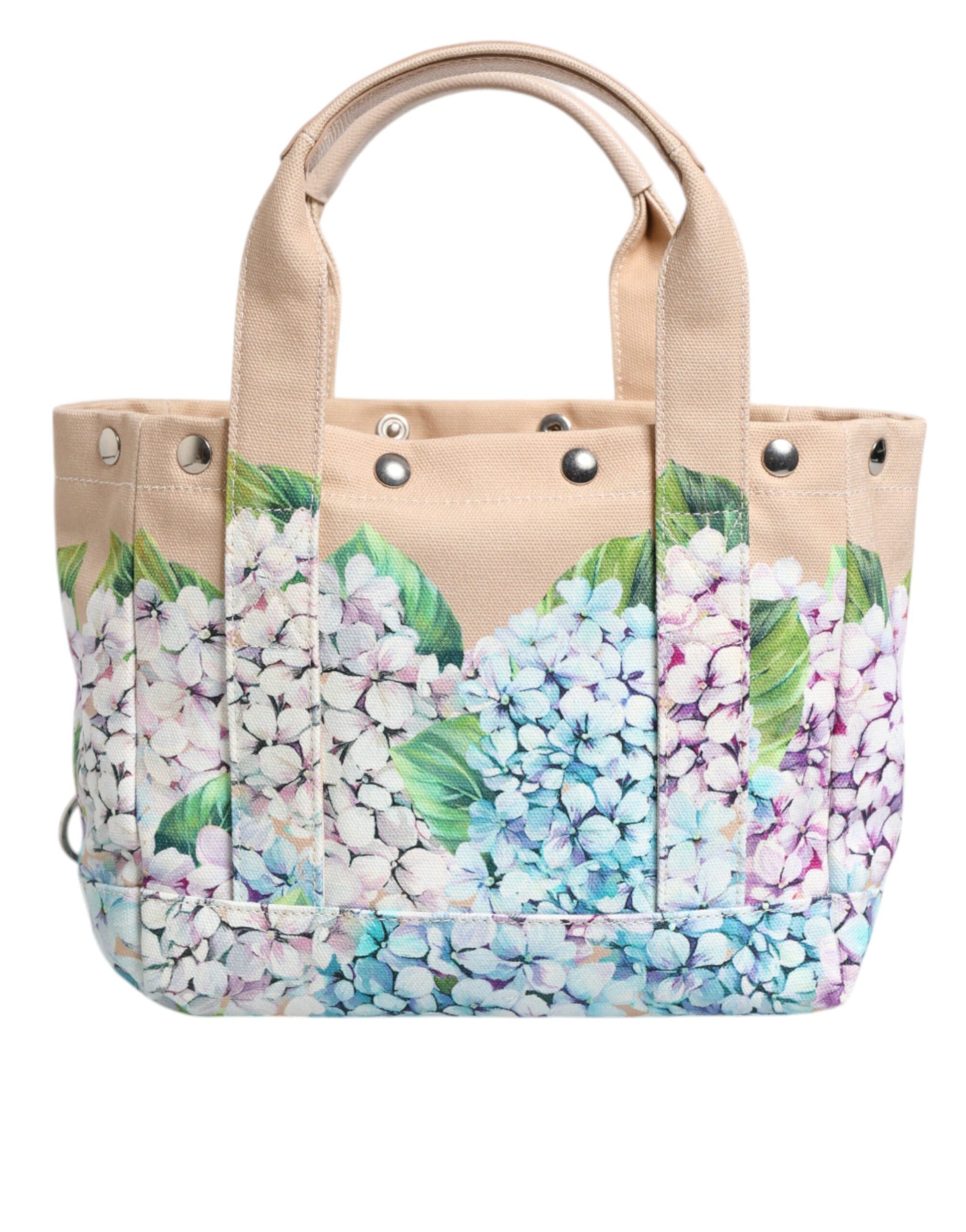 Multicolor Floral Canvas TANIA Top Handle Tote Borse Bag