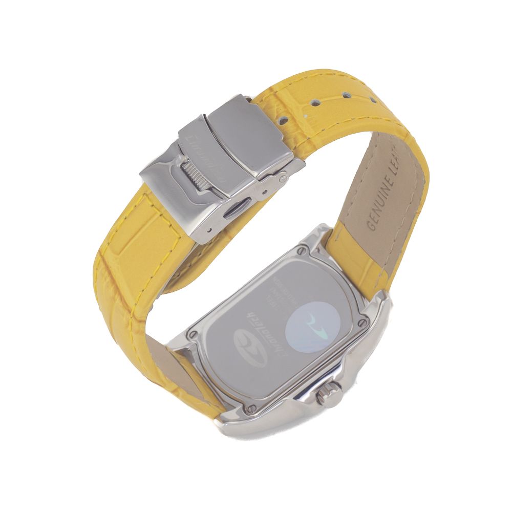 Bicolor Leather Dress Watch
