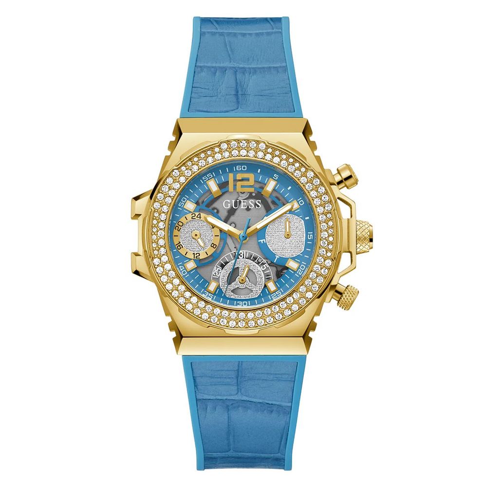 Blue Synthetic Sport Watch